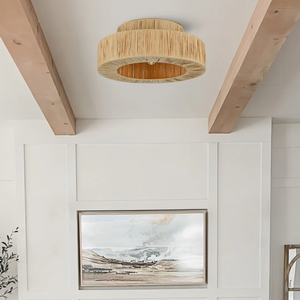 Lámpara de techo Seagrass Luxury, Lámparas hechas de materiales hechos a mano, accesorios de decoración del hogar, al por mayor. - Product Image 6