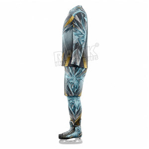 Uniforme de Hockey sobre Hielo para Adultos, Cómodo, con Estampado Digital, de Secado Rápido y Antibacteriano, Venta al Por Mayor - Product Image 5