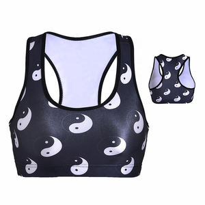 Sujetador Deportivo de Yoga para Mujer con Logotipo Personalizado, Impresión por Sublimación, Diseño Simple, Transpirable y de Alta Sujeción - Product Image 3