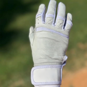 Gants de frappeur professionnels en cuir au design personnalisé peau douce poignée antidérapante respirante et durable pour les jeunes adultes baseball softball - Product Image 2