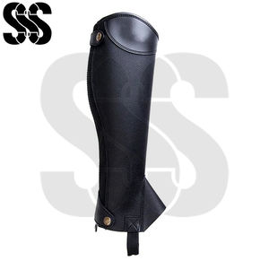 Servicio OEM ODM, Medias Polainas de Cuero Duraderas y Ligeras para Montar a Caballo, Calidad Premium, Precio Competitivo, Colores Personalizables - Product Image 2