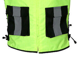 Chalecos DE SEGURIDAD reflectantes sin mangas de alta visibilidad Ropa de moda Cremallera Tela de calidad premium Hecho Chaleco de trabajo en la carretera - Product Image 3