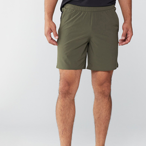 Pantalones cortos de gimnasio para hombre con Cintura elástica de alta calidad, estilo informal, patrón sólido, teñido liso, el mejor Material, precio razonable, OEM Digital - Product Image 3
