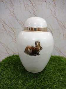 Urne de crémation pour animaux de compagnie Urnes de crémation en métal personnalisées pour cendres Urne de crémation décorative artisanale pour urne humaine/lapin - Product Image 3