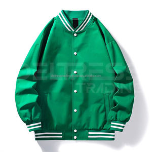 2025 mejores nuevas chaquetas universitarias para hombres tela de invierno con capucha transpirable de alta calidad con decoración de patrón - Product Image 4