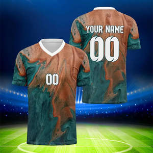 100% poliéster personalizado equipo desgaste fútbol Jersey 2025 mejor diseño de secado rápido transpirable sublimación fútbol Jersey - Product Image 5