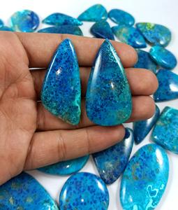 Shattuckite Cabochon ธรรมชาติบำบัดทำด้วยมือคริสตัลควอตซ์ขายส่งจำนวนมากหลวมอัญมณีหินบริสุทธิ์ - Product Image 2