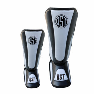 Espinilleras de Cuero QST Más Vendidas para Boxeo, MMA, Kickboxing, Muay Thai, Logotipo Personalizado, Protección Profesional al por Mayor, OEM, ODM - Product Image 2