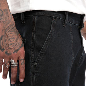 Wholesale New Arrival Straight Men Denim Jeans Streetwear <b>Sweet</b> Winter Solid Quick-Dry Breathable Cotton Pants Supplier - Product Image 5