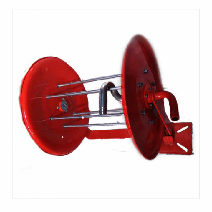 Fire Hose Reel Pipe Holder Fire Hose Firefighting Equipment Fire Hose Reel Designer Metal Planter Pipe for Home Garden Usage