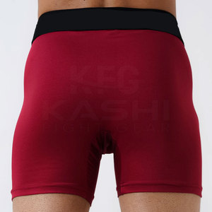 Calzoncillos de Boxeo de Algodón Premium, Estilo Entrenamiento, Tejido de Punto de Cintura Alta, Suaves, Transpirables, Elásticos, Personalizables OEM, Ropa Deportiva - Product Image 6