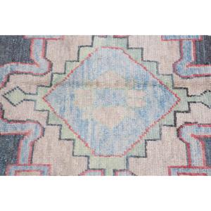 Rug, 7.6x11.5 ft Vintage Rug, <b>Red</b> Patchwork Rug <b>Wool</b> - Product Image 5