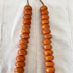 Collier de perles de résine de couleur chaude au prix d'usine en gros de STAR CRAFTS INDIA Meilleur sur le marché en ligne Pink Hot Shade - Product Image 5
