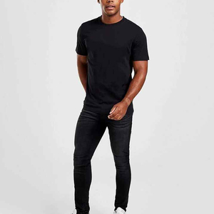 T-shirt imprimé de haute qualité 100% coton T-shirt surdimensionné à col rond unisexe personnalisé en gros - Product Image 2