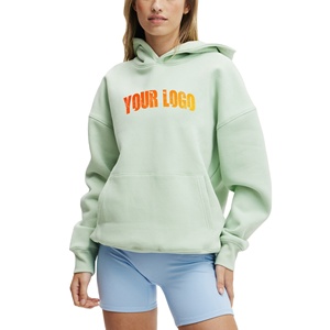 Vente en gros de sweat-shirts à capuche en coton élégants pour femmes, vêtements décontractés automne/hiver, manches longues, personnalisables OEM - Product Image 1