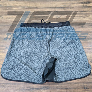 กางเกงขาสั้นเอวยางยืดกางเกงขาสั้น BJJ ทำจากปากีสถานกางเกงขาสั้นสำหรับต่อสู้พิมพ์ลายซับลิเมชันสำหรับงานตามสั่ง - Product Image 3