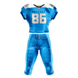 Venta al por mayor de diseño de camuflaje de alta calidad de combate para hombres jóvenes adultos uniforme de fútbol americano Jersey - Product Image 4