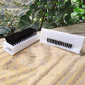 แปรงขัดเล็บพลาสติกสำหรับทำความสะอาดเล็บด้ามจับยาวทนทานต่อการทำเล็บเท้า - Product Image 3