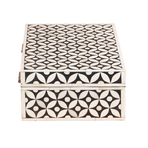 Luxury <b>Decorative</b> Jewelry <b>Storage</b> <b>Box</b> with Floral Inlay Design – Handmade Keepsake Organizer - Product Image 3