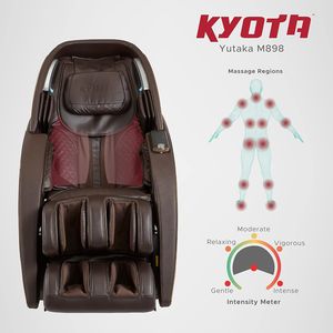 Full Body Foldable Portable Zero Gravity Chair <b>Massager</b> Home-Modern Design Leather Upholstery Smart Tech Foot/Leg <b>Neck</b> Massage - Product Image 6