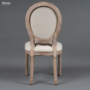 Chaise de réception de mariage Louis XVI en bois massif d'époque occasionnelle pour <span class=keywords><strong>appartement</strong></span> salon - Product Image 3