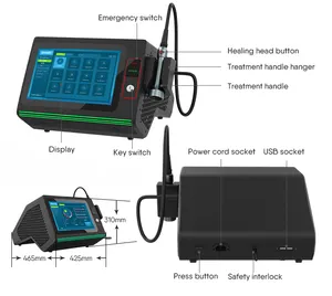 クリニックおよび病院向けの高強度クラスIVレーザー療法635nm/810nm/915nm/980nm Power30W/45W/60W