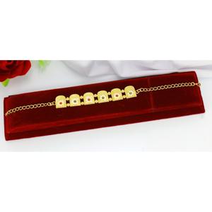 Bracelet bijoux prix de gros femmes bijoux dubai indien 24 bracelets plaqué or laiton matériel dubai bijoux indien - Product Image 3