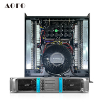 Amplificateur de puissance professionnel 400W 4 canaux Classe H, sur pied, audio haute résolution 2U pour karaoké, DJ, enceintes, caissons de basses, audio live