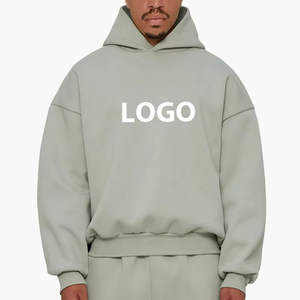 Sudadera con Capucha Cuadrada de 400 500 600 700 800 Gsm, Sudadera de Forro Polar Extra Grande de Algodón, Fabricante de Sudaderas Cortas Personalizadas para Hombre - Product Image 3