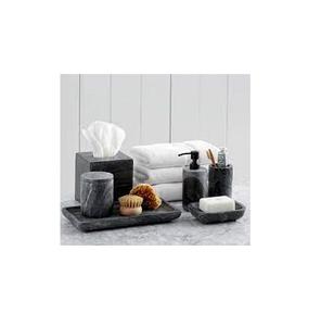 Décoration de la maison Design moderne marbre cinq trous cadre marbre 14x7x8cm ensemble d'accessoires de salle de bain avec vente - Product Image 2