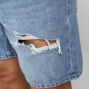 Cotton High Waist Women Distressed Denim <b>Shorts</b> for Summer <b>Shorts</b> Casual Denim Pants <b>Shorts</b> <b>With</b> <b>Pockets</b> - Product Image 4