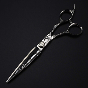 Ciseaux de coiffure et de barbier à motif Damas, design mode et beauté, vente en gros, fabriqués au Pakistan - Product Image 5