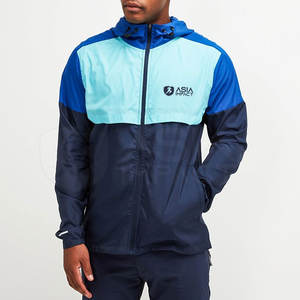 Veste coupe-vent en toile respirante décontractée pour hommes contraste de couleur saison d'hiver léger personnalisé vêtements d'extérieur à la mode ÉCHANTILLON GRATUIT - Product Image 3