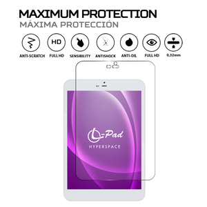 ฟิล์มกันรอยหน้าจอ ANTISHOCK สำหรับแท็บเล็ต Leotec L-Pad HyperSpace การปกป้องระดับพรีเมียม - Product Image 2