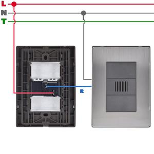 Interruttore per Campanello, MXIUS-003, 3 Pezzi, Pulsante Campanello, 125-250VAC, 50/60Hz, Argento/Oxford, Acciaio Inox/PC. - Product Image 3
