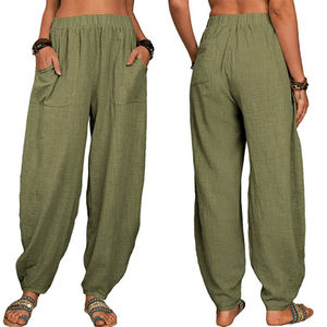 Pantalon mode décontracté pour femmes et hommes Pantalon de survêtement en chenille souple de qualité XL Plus Size Nouveau avec logo personnalisé Coupe ample - Product Image 6