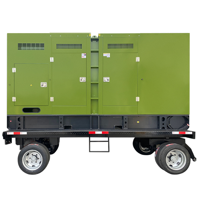 Power Equipment Portable Model With Trailer 600kw 750Kva Silent Diesel Generator