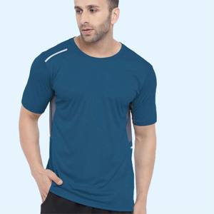 Camiseta atlética de rendimiento para hombre Suave y duradera 100% algodón para entrenamiento físico y uso diario - Product Image 1