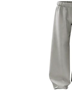 Pantalons de survêtement à jambes larges avec imprimé crâne gris personnalisé par le fabricant, vêtements de rue pour femmes, pantalons de jogging, molleton de qualité supérieure, pantalons décontractés pour femmes - Product Image 3