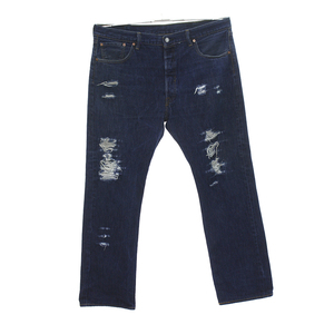 กางเกงยีนส์ขายาวเข้ารูปสำหรับผู้ชายไซส์พิเศษกางเกงทรงดินสอผ้ายืดระบายอากาศได้ดี - Product Image 4