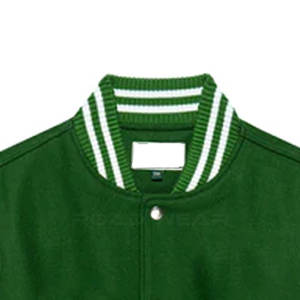 Chaqueta con letras de estilo callejero para hombre, nuevo diseño, Color sólido, cuello levantado, cierre de Jersey, ropa cálida de invierno - Product Image 2