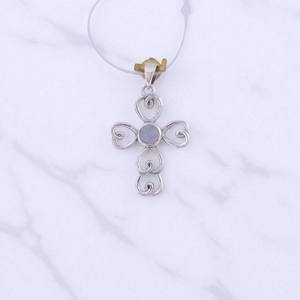 จี้อัญมณีช่างฝีมือทำจากเงินและเงินสเตอริ่งเครื่องประดับ925 - Product Image 4