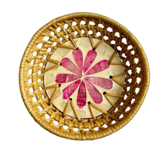 Sous-verres en rotin mosaïque durable Tapis de gobelets classiques du Vietnam Top Picks Wicker Crafts Kitchen Accessories Made in Viet Nam - Product Image 6