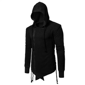 Hombres Heaven Rose 100% algodón Sportswear Fleece Zip-up Hoodies con diseño sólido de moda para el invierno - Product Image 1