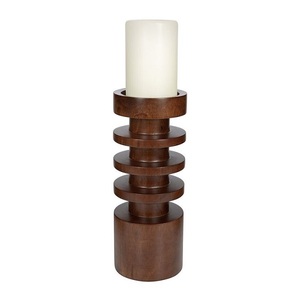 Bougeoir t-light en bois de conception unique fait à la main, matériau naturel indien de haute qualité, artisanat de Noël Z, autre bougie - Product Image 5