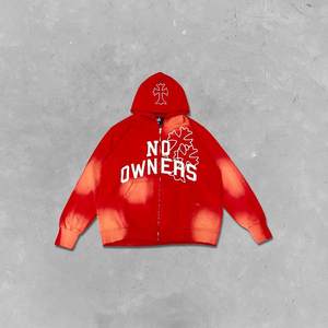 Sudadera con Capucha Personalizada de Felpa Francesa Gruesa de 500 g/m², Sudadera con Capucha con Estampado Serigrafiado, Lavado Desteñido al Sol, Sudadera Cruzada para Hombre - Product Image 2