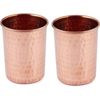 Tasse en cuivre martelé antique Style créatif Tasse en métal de qualité supérieure disponible en différents styles