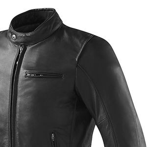 Meilleure veste de motard pour hommes col montant en coton uni personnalisé entièrement zippé hiver toile de style rue haute prix de vente en gros - Product Image 3