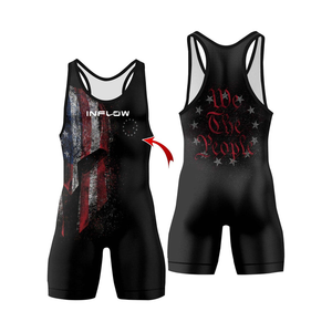 Vente en gros Conception personnalisée Powerlifting Singlet Sublimé Hommes Haltérophilie Uniforme Sans Couture BSCI Sportswear - Product Image 5