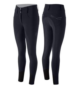 Pantalones de montar a caballo Shemax 2024 de alta calidad OEM, mallas superiores hechas en Pakistán/ropa de cintura alta, asiento de silicona completo para caballo - Product Image 6